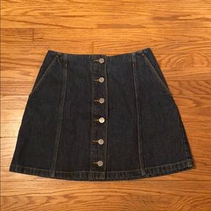 Aritzia Wilfred Free Denim Skirt